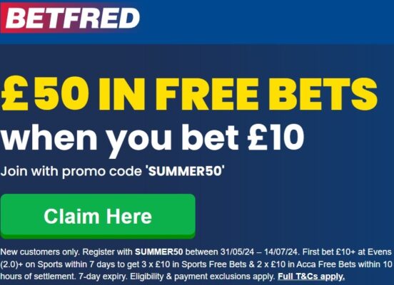Betfred Welcome Offer